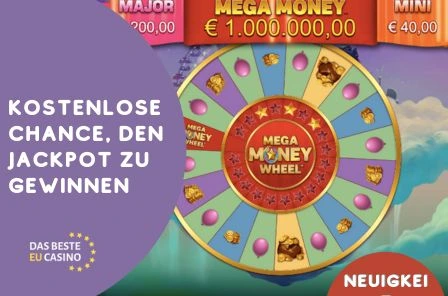 Kostenlose Chance, den Jackpot zu gewinnen