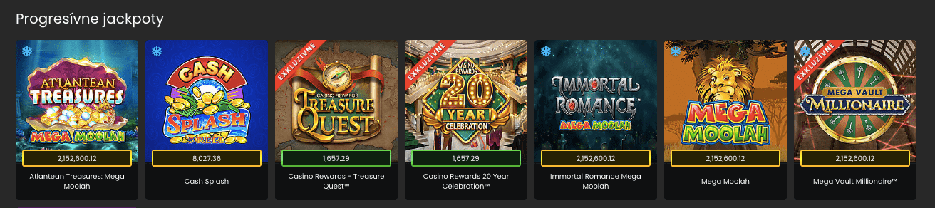 casino rewards jackpot automaty