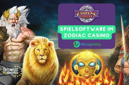 Spielsoftware im Zodiac Casino